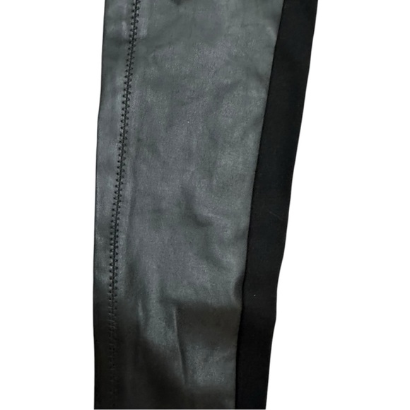 Weekend Max Mara lamb leather ponte pants leggings 10 - Picture 4 of 7
